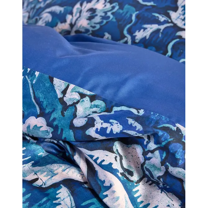 Essenza Yfke Enveloppe de couette bleu cobalt 240x200/220