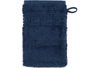 Cawö Noblesse Uni Gant de toilette Marine