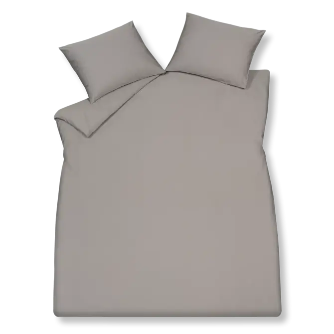 Vandyck Home 90 Sateen 250 Tc Steelgrey 1-Persoons (140X200/220 + 1 Sloop)