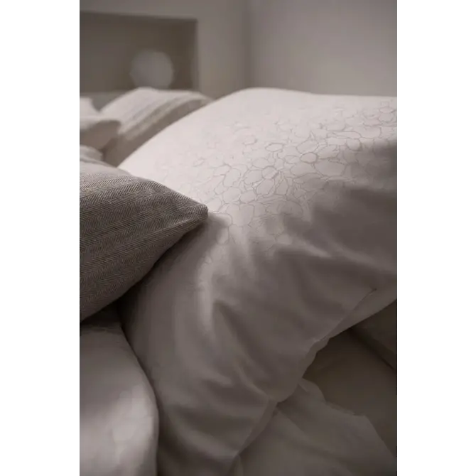 Vandyck Purity Bari Dekbedovertrek Cream Tan 1-persoons (140x200/220)