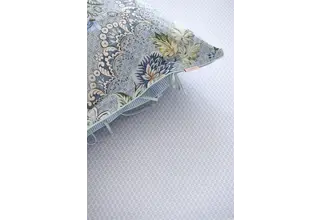 Pip Studio Thousand Leaves Hoeslakens- Blue 90x200 cm Hoekhoogte: 25 cm