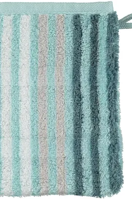 Cawö Noblesse Seasons Washandje Streifen - mint - 16x22