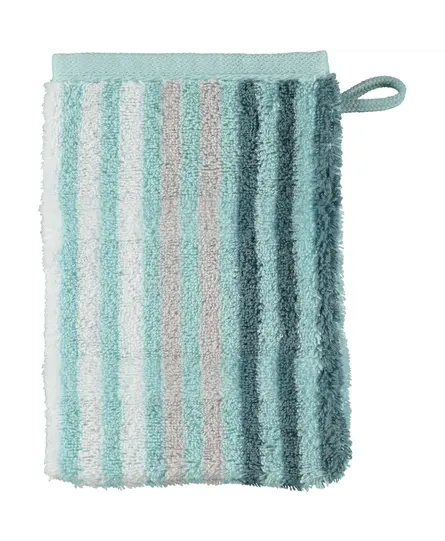 Cawö Noblesse Seasons Washandje Streifen - mint - 16x22