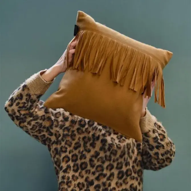 KAAT Amsterdam Coussin décoratif Frey Marron