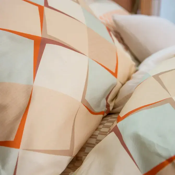 Vandyck Warm Retro Housse de couette Multi 1 personne (140x200/220)