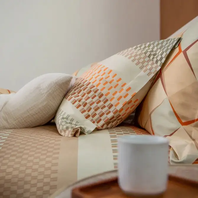 Vandyck Warm Retro Dekbedovertrek Multi 1-persoons (140x200/220)