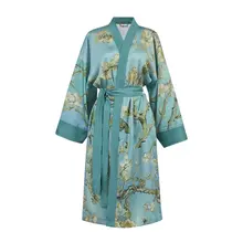 Beddinghouse x Van Gogh Museum Almond Blossom Kimono - Blue L/XL