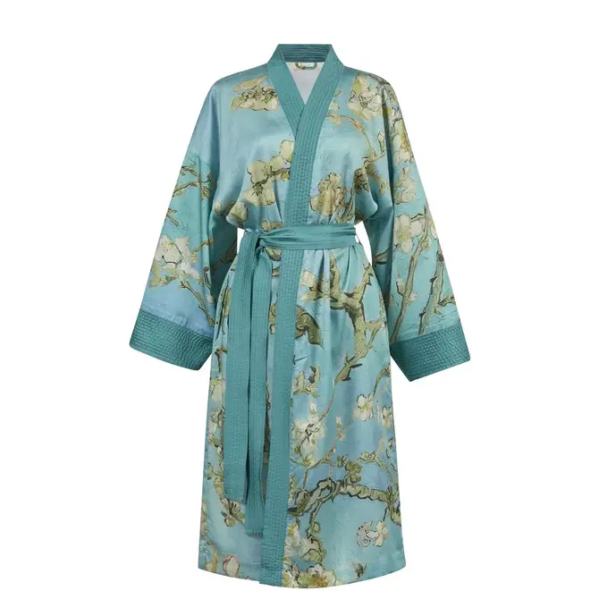 Beddinghouse x Van Gogh Museum Almond Blossom Kimono - Blue L/XL