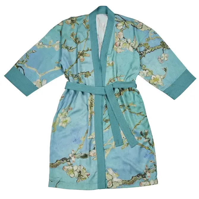 Beddinghouse x Van Gogh Museum Kimono fleur d'amandier - Bleu L/XL Beddinghouse x Van Gogh Museum Kimono fleur d'amandier - Bleu L/XL