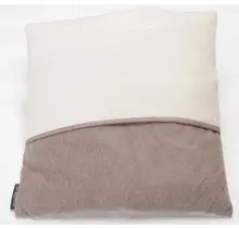 David Fussenegger oreiller décoratif VELVET 50x50cm blanc cassé