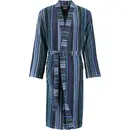 Cawö Cawö Heren Kimono Badjas extra licht 2509 - Aqua  48