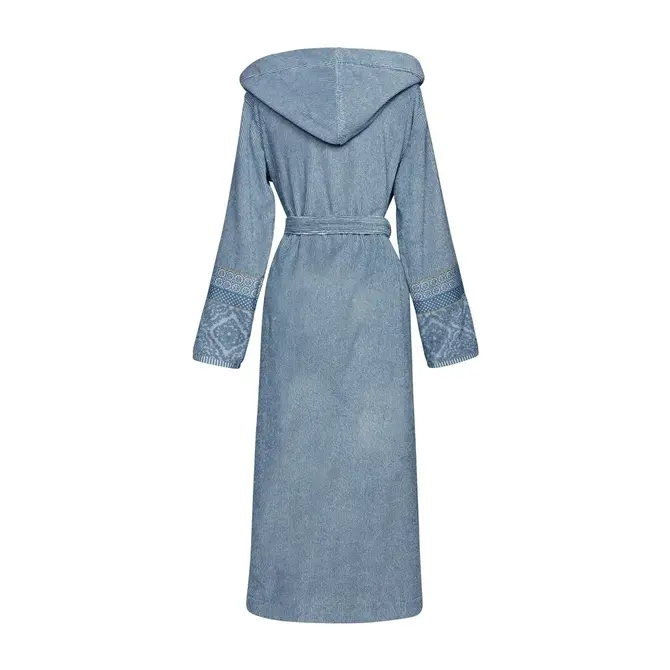 Pip Studio Soft Zellige Bathrobe Blue Grey XL Pip Studio Soft Zellige Bathrobe Blue Grey XL