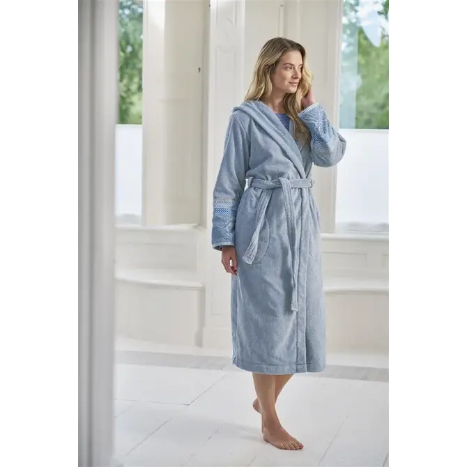 Peignoir Pip Studio Soft Zellige Bleu Gris XL