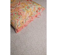 Pip Studio Leafy Hoeslaken - Kaki 140 x 200/210/220 cm Hoek hoogte: 30 cm