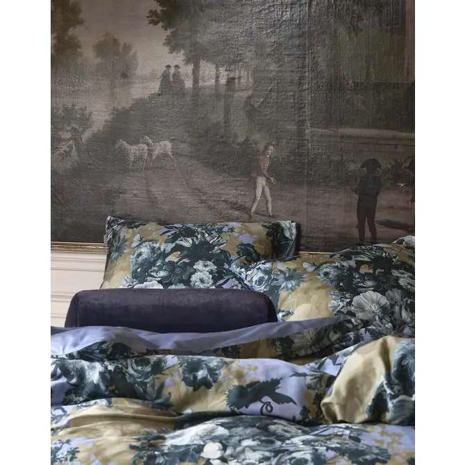 Essenza Leila  dekbedovertrek Chambray blue 2p set 260x220