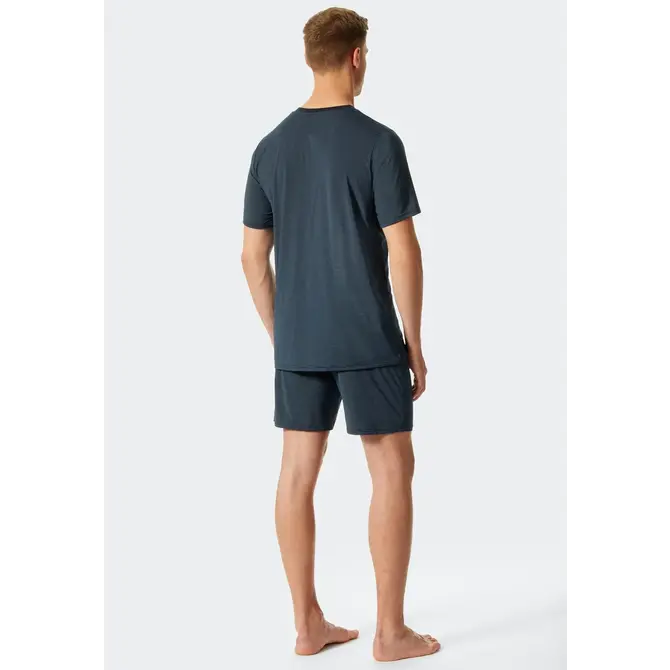 Shortama Schiesser bleu foncé 176699 54/XL