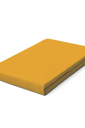 Schlafgut Pure Jersey Boxspring Hoeslaken XL - 180x200 - 200x220 196 Yellow Deep