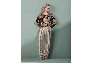 Essenza Waona Gwyneth Top Manches longues S Nightblue