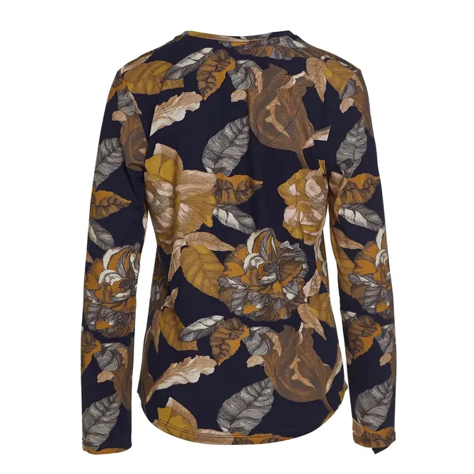 Essenza Waona Gwyneth Top Long Sleeve S Nightblue