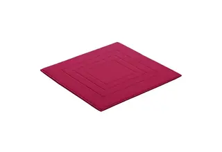 Vossen Bidetmat Feeling cranberry 60x60