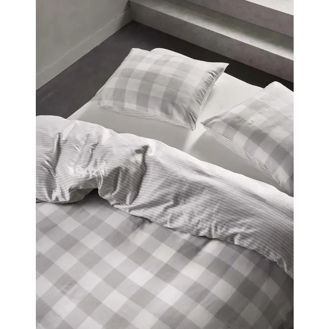 Essenza Chess Duvet Cover Grey 140x200/220 Essenza Chess Duvet Cover Grey 140x200/220