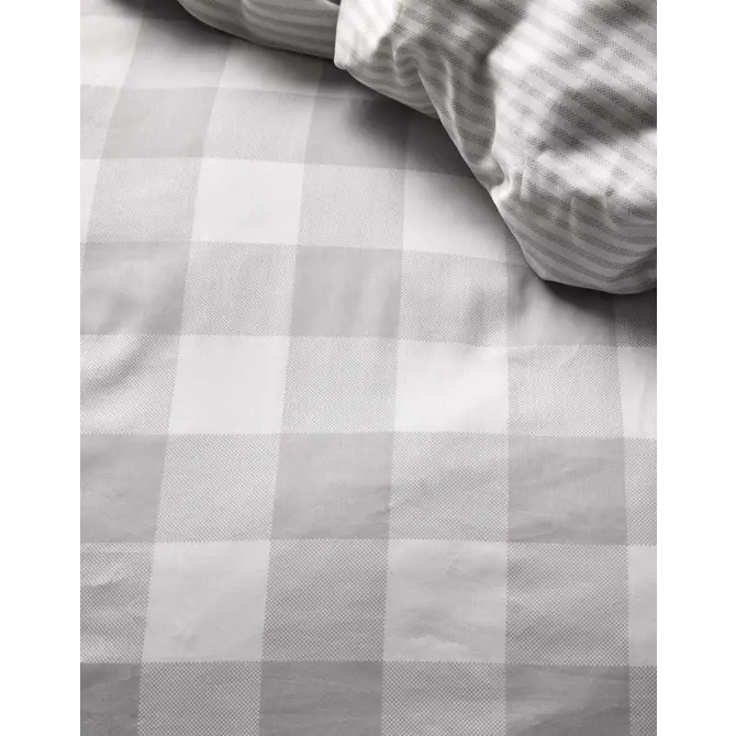 Essenza Chess Duvet Cover Grey 140x200/220 Essenza Chess Duvet Cover Grey 140x200/220