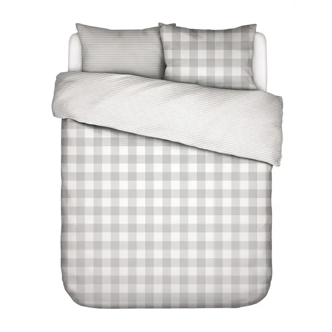 Essenza Chess Duvet Cover Grey 140x200/220 Essenza Chess Duvet Cover Grey 140x200/220