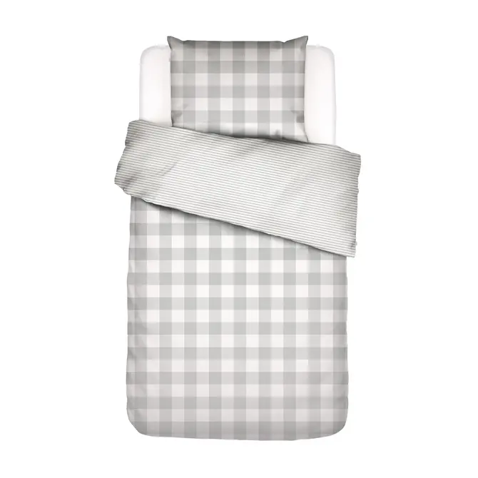 Essenza Chess Duvet Cover Grey 140x200/220 Essenza Chess Duvet Cover Grey 140x200/220