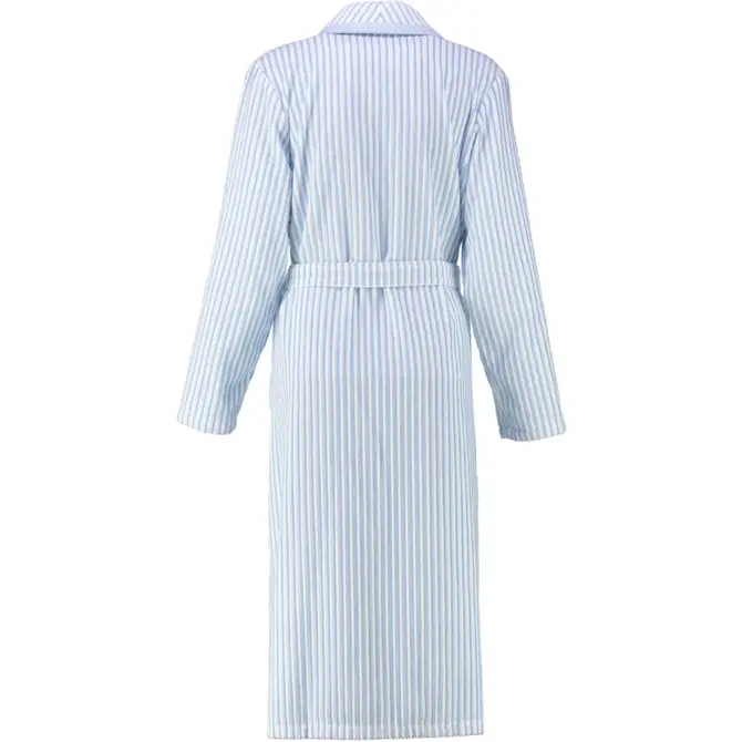 Cawö Peignoir pour dames avec col châle 3423 mittelblau 36