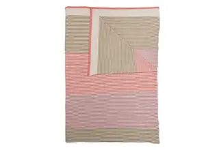 Plaid Pip Studio Blockstripe - Pastel 130x170 cm