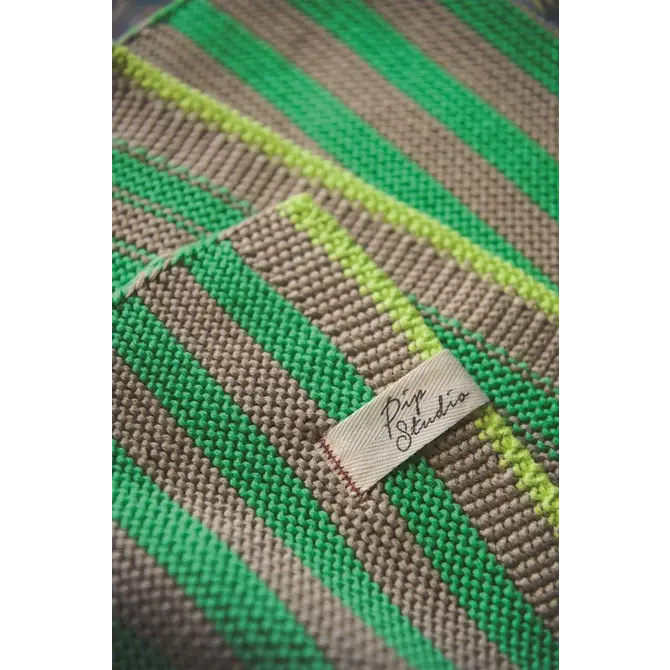 Pip Studio Bonsoir Stripe Throw Green 130x170 cm Pip Studio Bonsoir Stripe Throw Green 130x170 cm