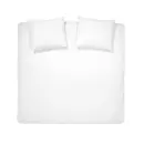 Damai Dekbedovertrek Organic Satijn white 140x200/220