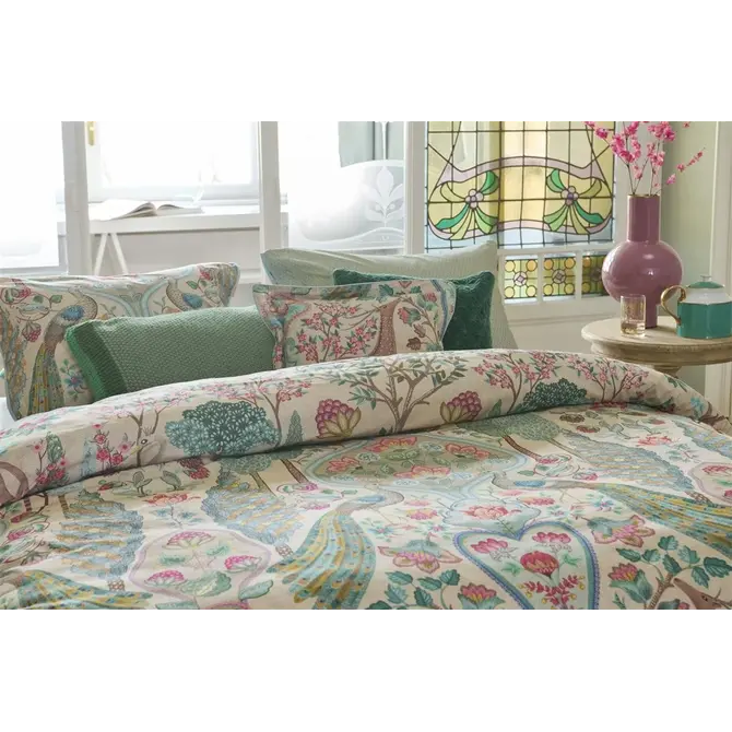 Pip Studio Pavoni Dekbedovertrek  Offwhite 240x200/220 cm