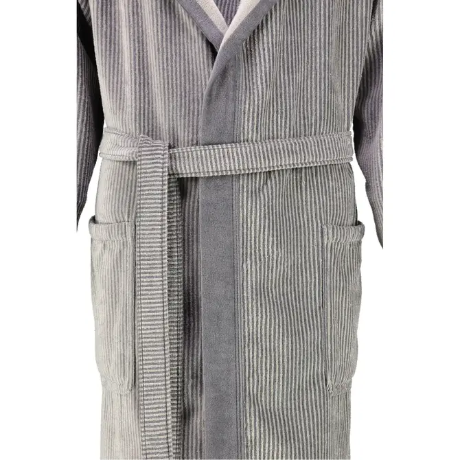 Cawö Peignoir à capuche pour hommes 5841 Stein 56 Cawö Peignoir à capuche pour hommes 5841 Stein 56