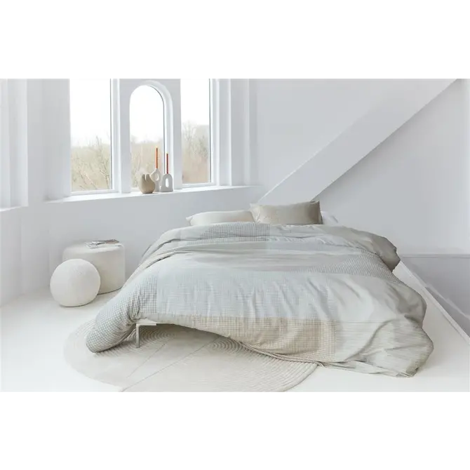 Beddinghouse Dutch Design Structure Housse de couette Sand 200x200/220 cm