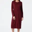 Schiesser Schiesser Chemise de nuit 1/1 178051 rouge vin 40/L