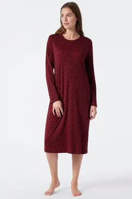 Schiesser Nightshirt 1/1 178051 wine red 40/L