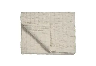 Vandyck PURE 64 G.DYED Bedsprei 180x260 cream tan