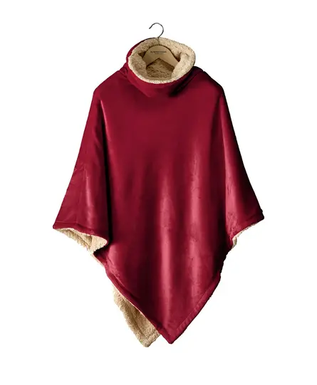 De Witte Lietaer Ganges Teddy Poncho wine red