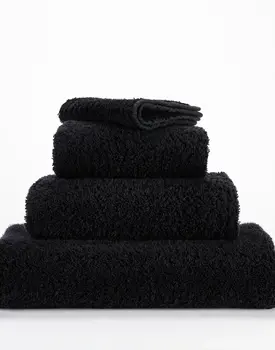 Abyss & Habidecor Super Pile Handdoek 55x100 990 black