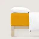 Schlafgut Schlafgut Pure Jersey Boxspring Hoeslaken L - 140x200 - 160x220 196 Yellow Deep