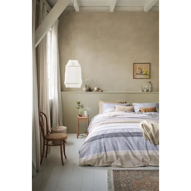 Ariande at Home Stitches Dekbedovertrek Grey 240 x 200/220 cm