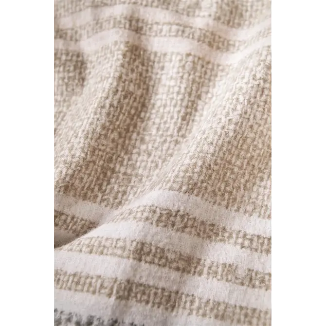 Ariande at Home - Housse de couette Stitches Grey 240 x 200/220 cm