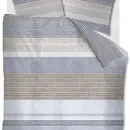 Ariadne at Home Ariande at Home - Housse de couette Stitches Grey 240 x 200/220 cm
