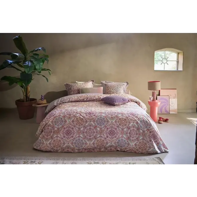 Pip Studio Housse de couette El Bordado Pink 240x200/220 cm