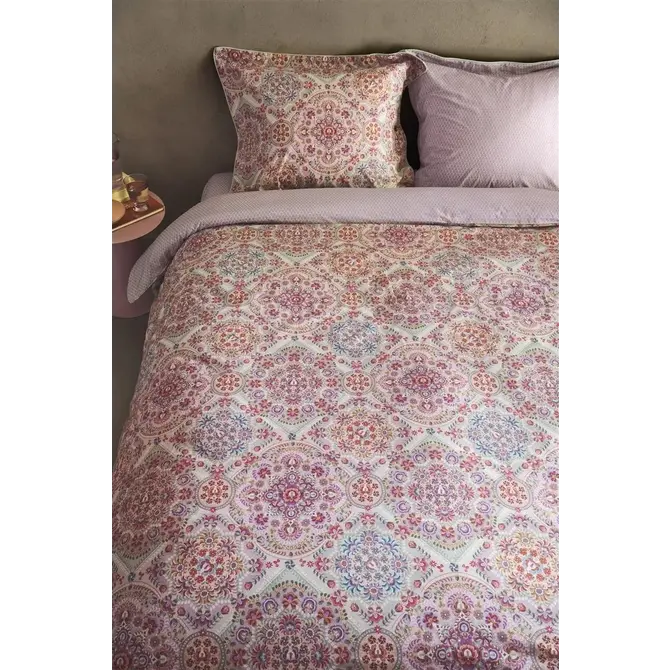 Pip Studio Housse de couette El Bordado Pink 240x200/220 cm