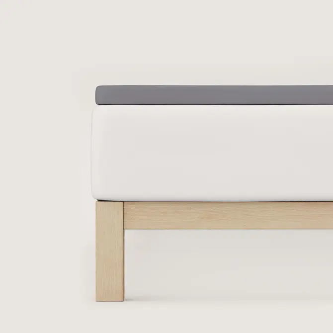 Schlafgut Pure Jersey Topper Drap-housse M - 120x200 - 130x220 128 Grey Mid