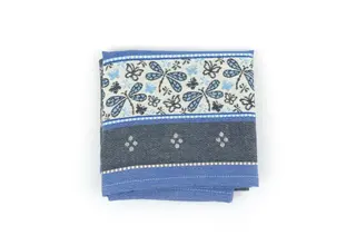 Bunzlau Castle Theedoek Dragonfly Dark Blue