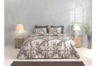 Zo! Home Ruffina Dekbedovertrek 240x200/220 Taupe