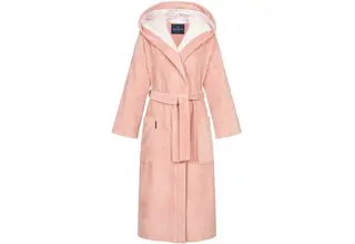 Robe de chambre à capuche Morgenstern pour femme Geena 2 vieux rose Taille XL